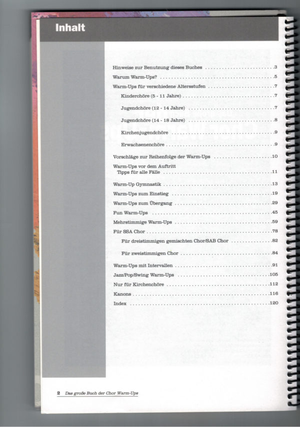 Das grosse Buch der Chor Warm-Ups – Bild 3