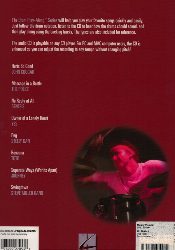 Drum Play-Along Pop Rock vol. 1 – Bild 2