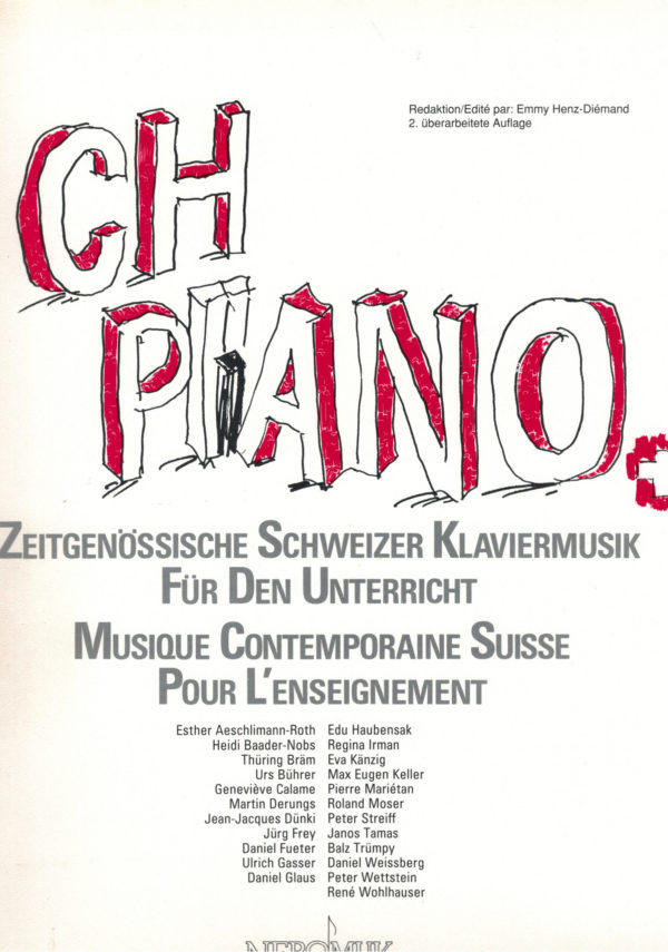 CH Piano - Zeitgenössische Schweizer Klaviermusik ... Unterricht