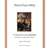 Melij, Pietro Paolo - 31 Pieces for Arciliuto from Libro II, Libro IV and Libro V