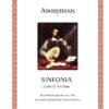 Anonymous - Sinfonia à solo di Arciliuto