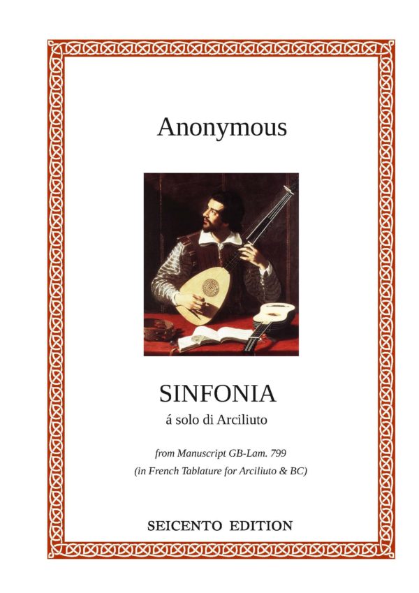 Anonymous - Sinfonia à solo di Arciliuto