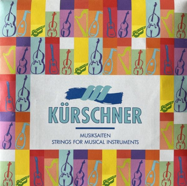 Kürschner VDK - Double Bass - wounded gut string, silver platted copper