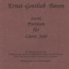 Ernst Gottlieb Baron - zwei Partiten für Laute solo