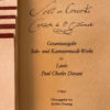 Durant, Paul Charles - Gesamtausgabe Solo- und Kammermusik für Laute