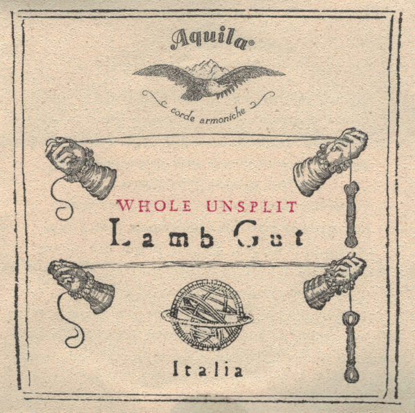 Aquila Baroque Cello strings in lamb gut