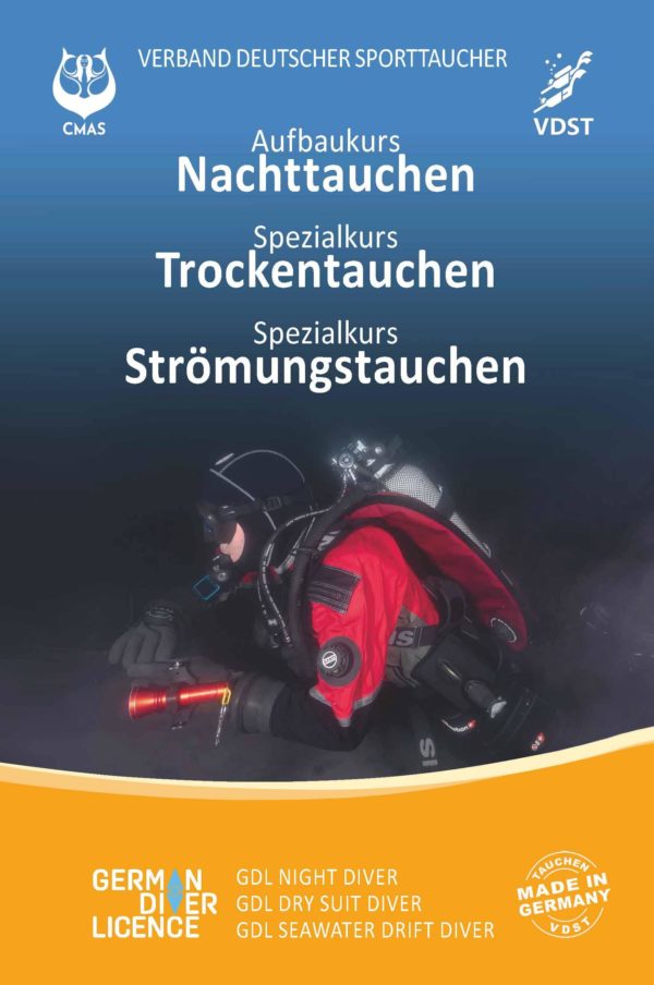 Nachttauchen - Trockentauchen - Strömungstauchen