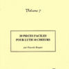 Le Secret des Muses 7 - 20 pièces faciles pour luth 10 choers