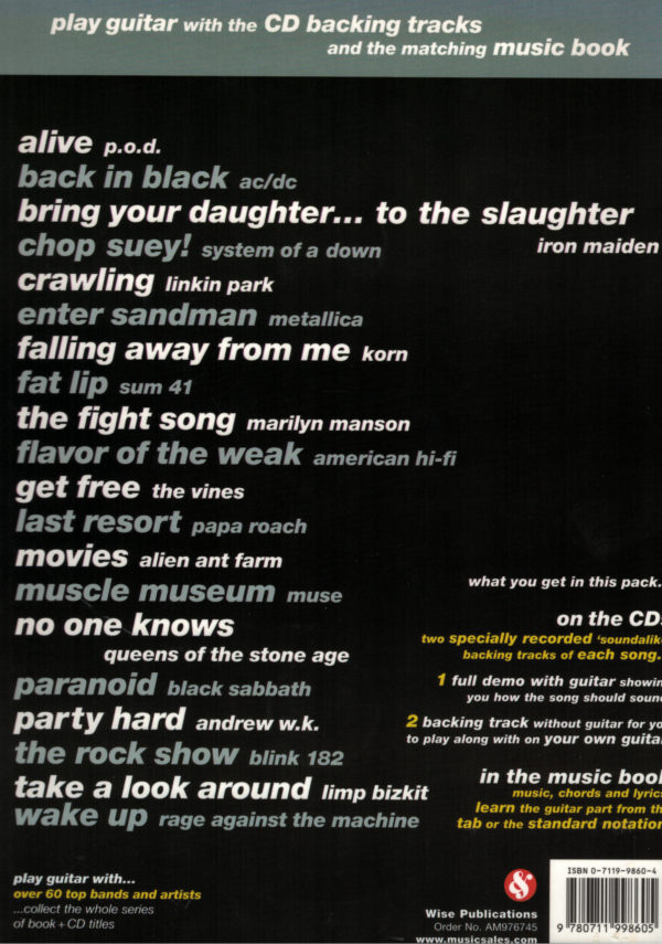 Play guitar with ... 20 metal bands – Bild 3
