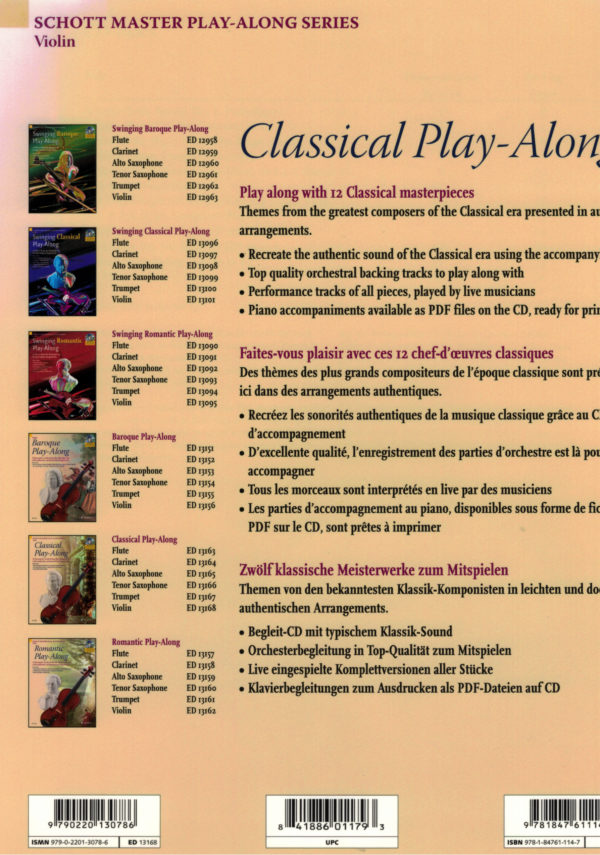 Classical Play-Along - 12 Favourite works from the Baroque era, ... – Bild 4