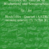 Mein kleiner, grüner Kaktus u.a. - für Blockflöten-Quartett (AATB)