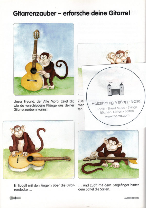 Moro und Lilli - Die Gitarrenschule für Kinder, Band I, mit CD – Bild 4