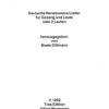 Deutsche Renaissance Lieder für Gesang und laute oder 2 Lauten – Bild 2