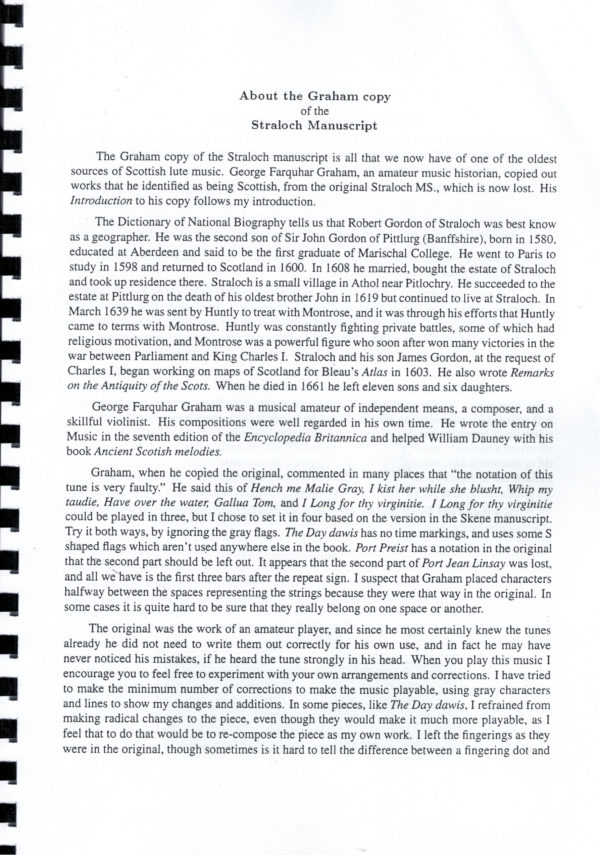 The Straloch Manuscript,  edited by Wayne Cripps – Bild 2