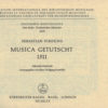 Sebastian Virdung - Musica getutscht 1511 – Bild 3