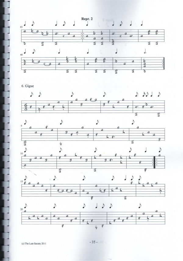 An Anthology of Music by Sylvius Leopold Weiss, edited by Wilfred Foxe – Bild 3