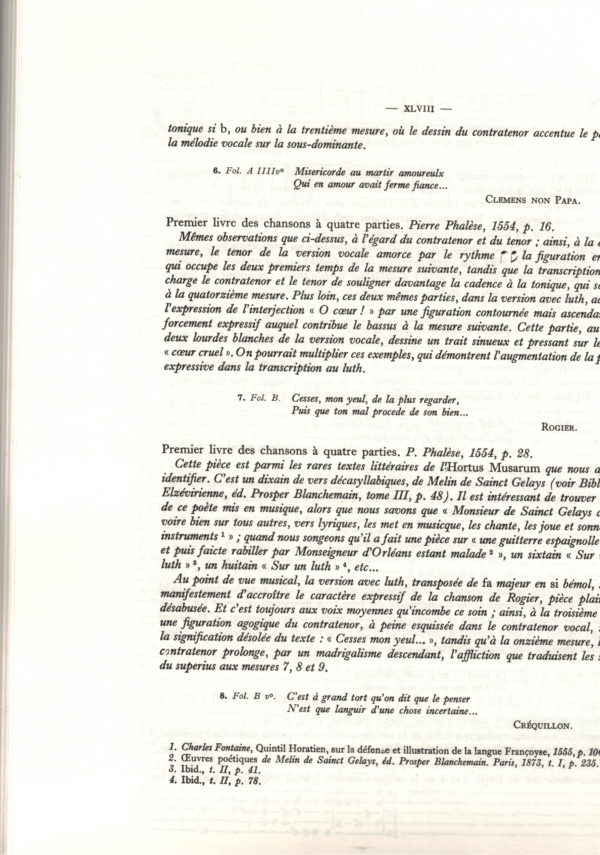 Chansons au luth du XVIe siècle - Société Française de Musicologie – Bild 2