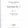 Caspar Diethelm - Sonate 1; Opus 171; für Gitarre solo – Bild 3