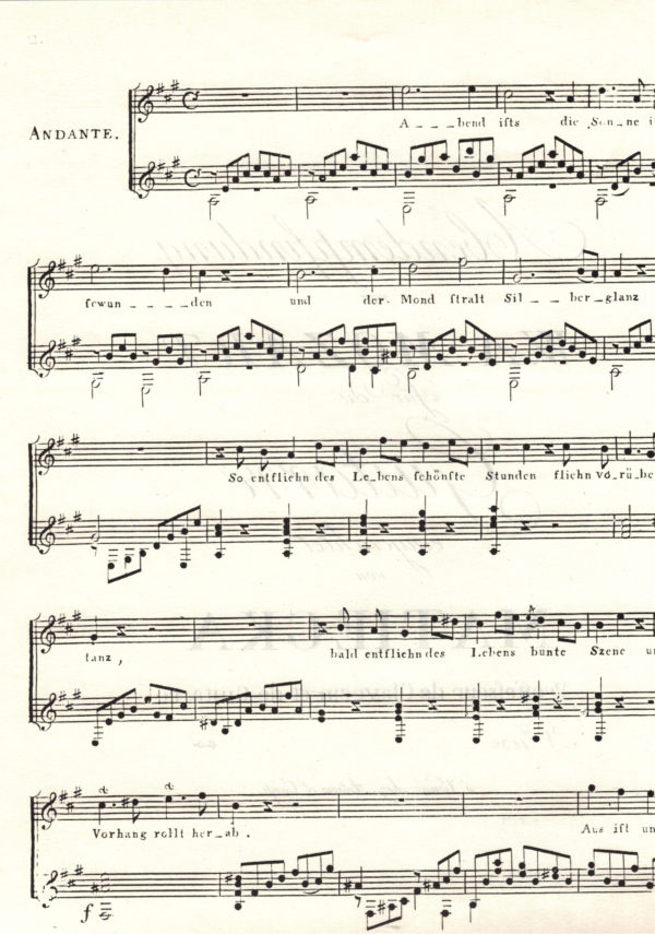 W.A. Mozart - W. Matiegka; Tre Lieder per voce e chitarra – Bild 8