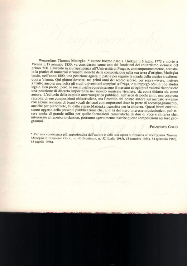 W.A. Mozart - W. Matiegka; Tre Lieder per voce e chitarra – Bild 6