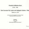 Friedrich Wilhelm Rust - Drei Sonaten für Laute und obligate Violine / Flöte – Bild 5