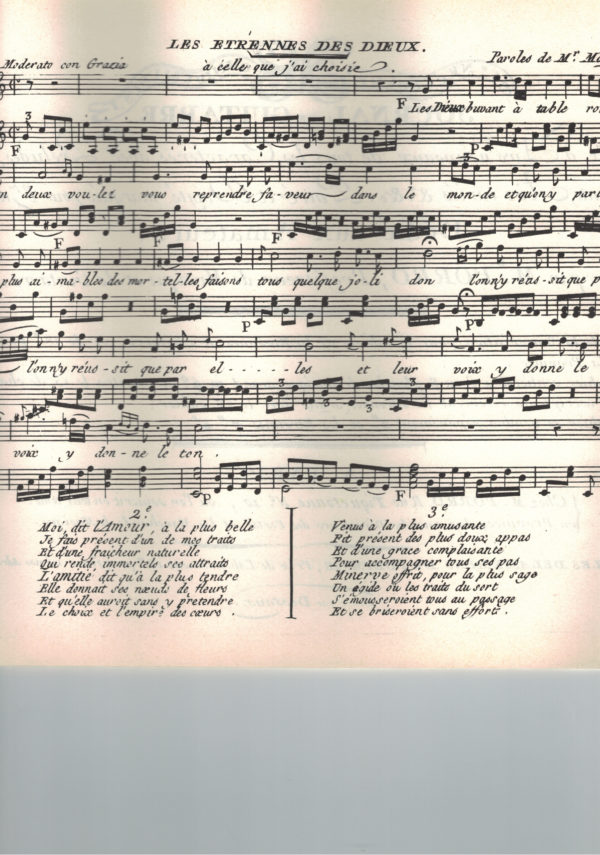 P. Porro - Nouvelles étrennes de Guitarre op. 4, Paris, 1784; Instruction .. Lyre-Guitarre et altri – Bild 5