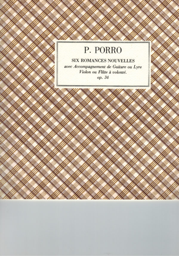 P. Porro - Nouvelles étrennes de Guitarre op. 4, Paris, 1784; Instruction .. Lyre-Guitarre et altri – Bild 4