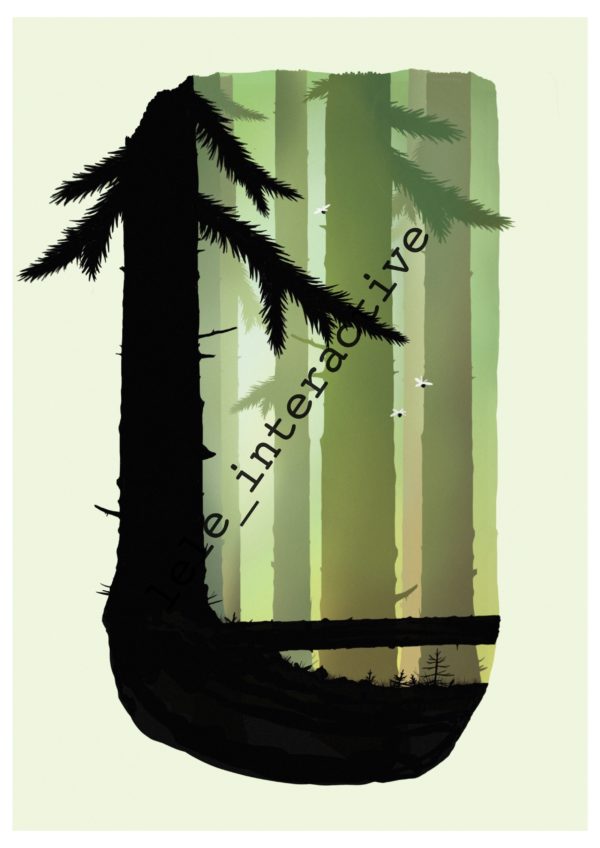 'FeistFA', Fan Art, postcard, print size A6