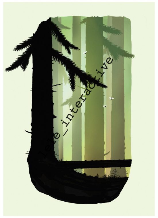 'FeistFA', Fan Art, postcard, print size A6