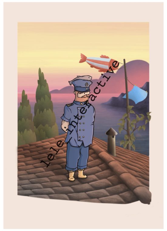 'Kapitän', print size A5