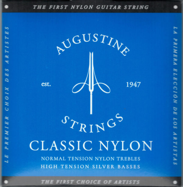 Augustine 'Classic Nylon' -blue- normal tension trebles, high tension basses