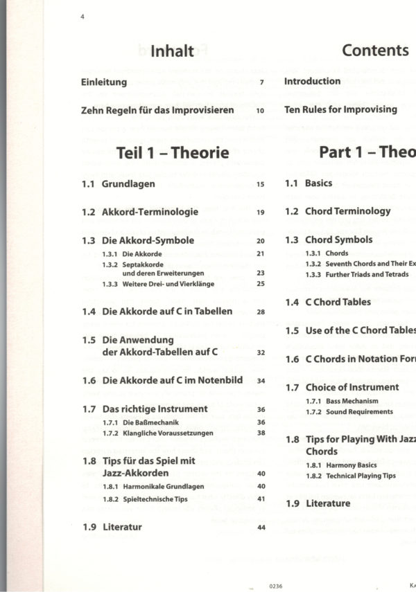 Norbert Seidel - Akkordeon Jazz Akkorde, instruction book / Lehrbuch – Bild 5