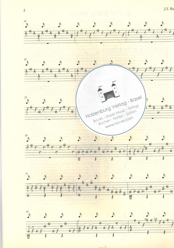 Hopkinson Smith - J. S. Bach: Opere complete per Liuto - Vol. 4, Suite BWV 1006a – Bild 2