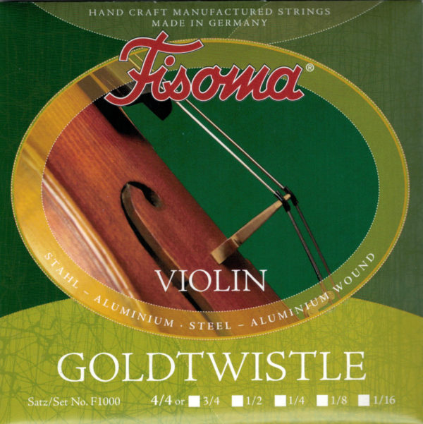Fisoma Goldtwistle Violin Strings / Violinsaiten - SET 4/4