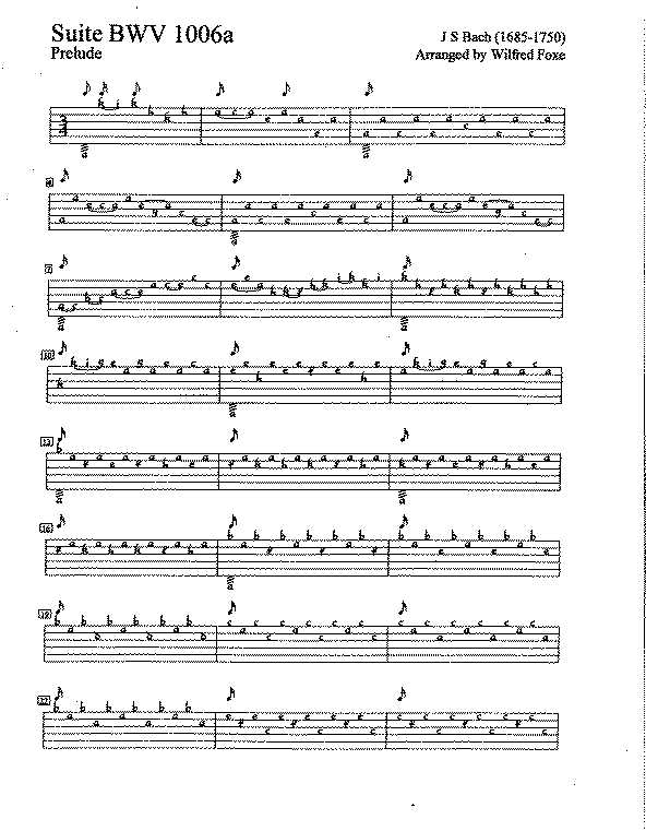 Bach for lute