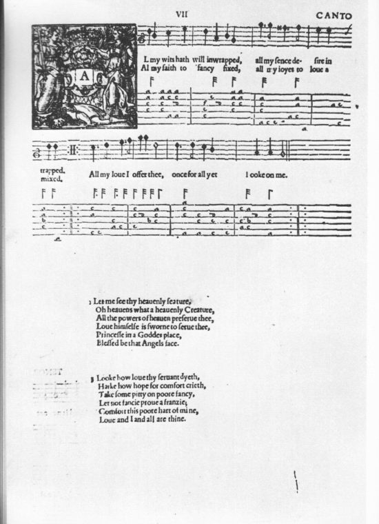 The Lute Society Facsimiles: John Bartlett, A Booke of Ayres (1606), 14 songs