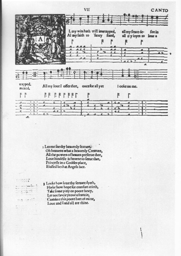 The Lute Society Facsimiles: John Bartlett, A Booke of Ayres (1606), 14 songs