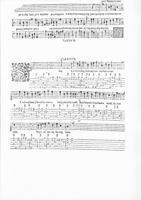 The Lute Society Facsimiles: Michael Cavendish, 14 Ayres in Tabletorie (1598)