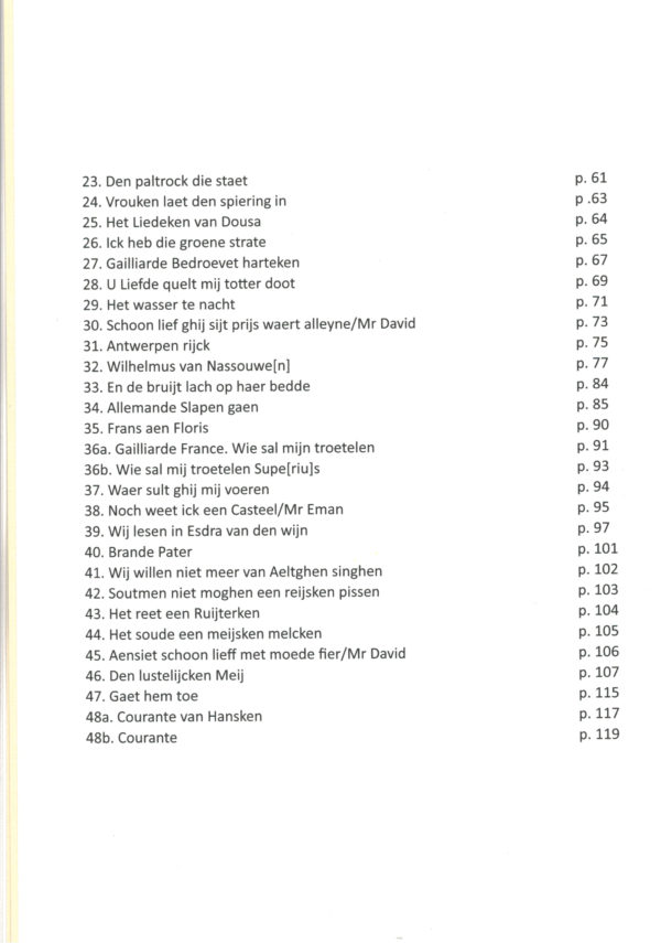 Haentje dikkop - 63 Nederlandse Liederen uit het Thysiushandschrift – Bild 5
