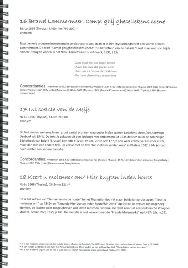Haentje dikkop - 63 Nederlandse Liederen uit het Thysiushandschrift – Bild 2