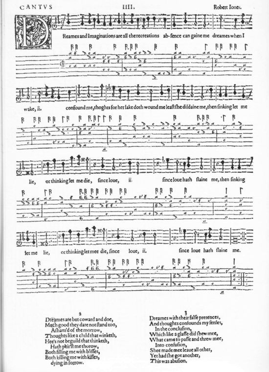 The Lute Society Facsimiles: Robert Jones, Second Booke of Songs (1601)