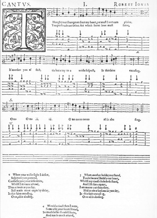 The Lute Society Facsimiles: Robert Jones, A Musicall Dreame (1609)