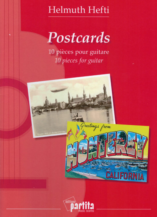 H. Hefti - 'Postcards', 10 pièces pour guitare / 10 pieces for guitar