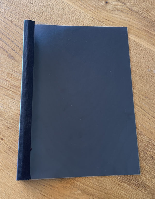 A4 Softcover Klemmbindung - transparente Vorderseite – Bild 2