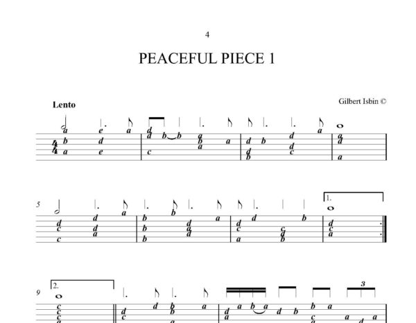 Gilbert Isbin - 10 Peaceful Pieces For Renaissance Lute – Bild 5