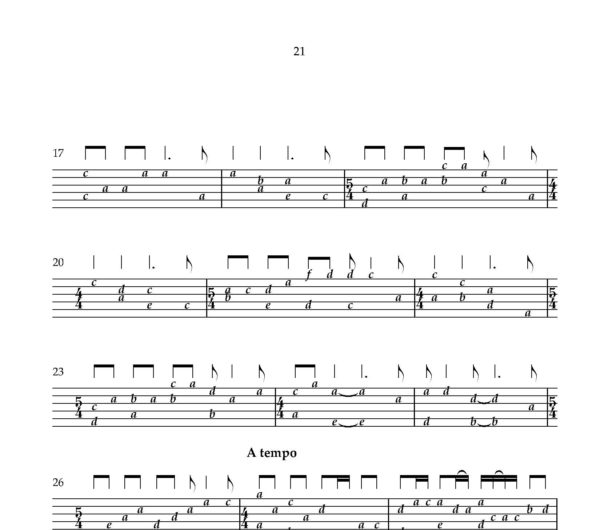 Gilbert Isbin - 9 Counterpoint Etudes for Renaissance Lute – Bild 7