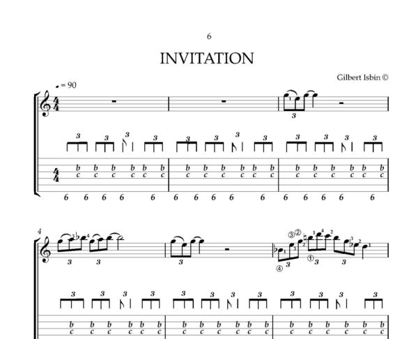 Gilbert Isbin - 'Visitation' A Suite For Guitar and Baroque Lute – Bild 4