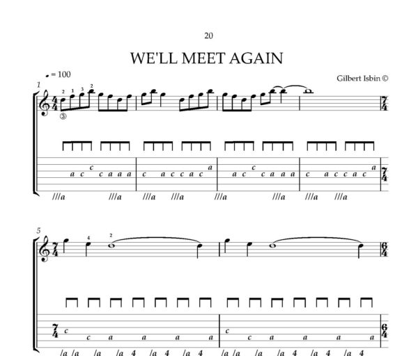 Gilbert Isbin - 'Visitation' A Suite For Guitar and Baroque Lute – Bild 2