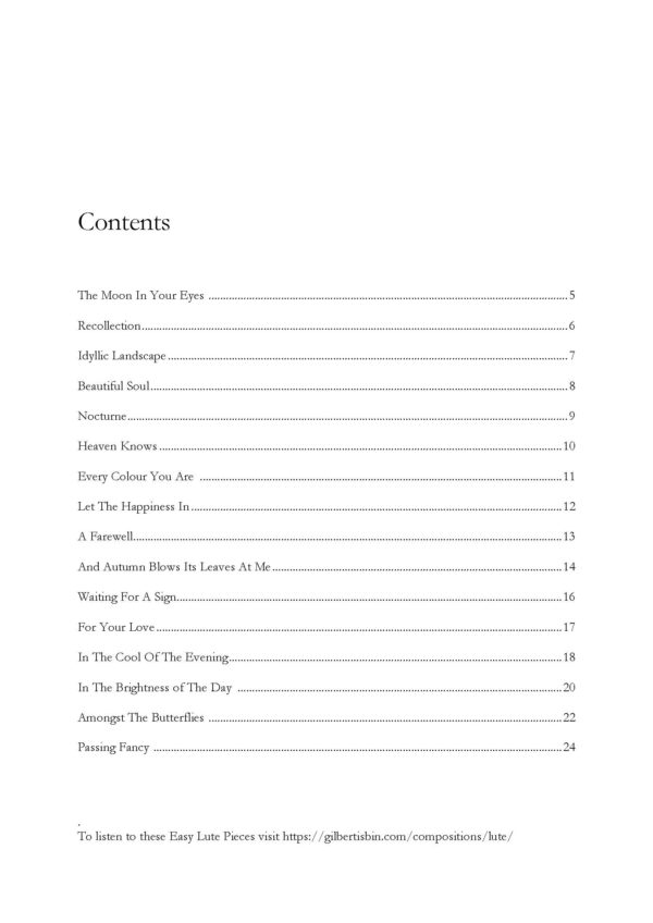 Gilbert Isbin - Easy Lute Pieces Vol. 1 – Bild 5