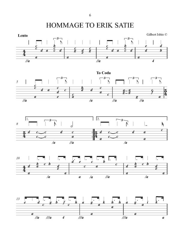 Gilbert Isbin - New Compositions For 11c Baroque Lute, Vol. 1 – Bild 4
